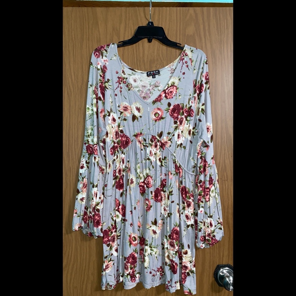 floral plus sized women’s dress